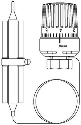 OV Temperaturregler Kapillarrohr 2 m 20-50 GradC