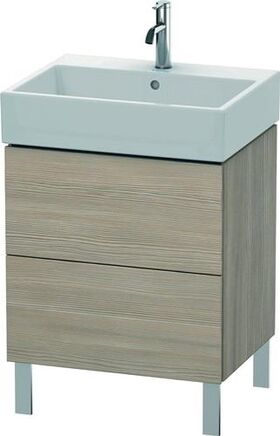 Duravit Waschtischunterbau L-CUBE 582x584x459mm pine silver