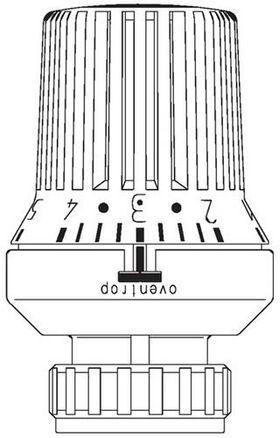 OV Thermostat Uni XD weiß 7-28 GradC mit Nullstellung 0 * 1-5