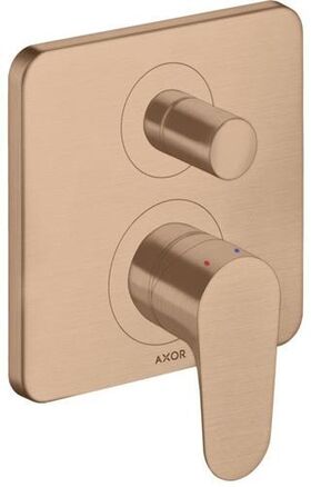 Einhebel-Wannenmischer AXOR CITTERIO M UP m integ Sich-kom brushed red gold