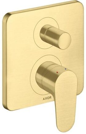 Einhebel-Wannenmischer AXOR CITTERIO M UP m integ Sich-kom brushed brass