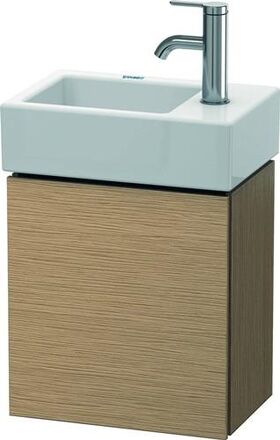 Duravit Waschtischunterbau L-CUBE 400x364x241mm Ans links eiche gebürstet