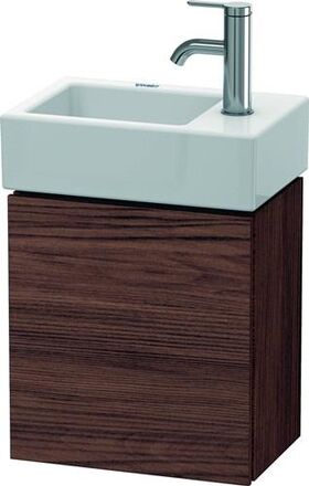 Duravit Waschtischunterbau L-CUBE 400x364x241mm Ans links nussbaum dunkel