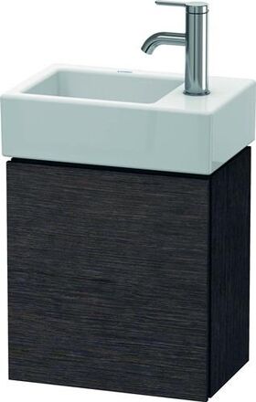 Duravit Waschtischunterbau L-CUBE 400x364x241mm Ans re Ei dunkel gebürstet