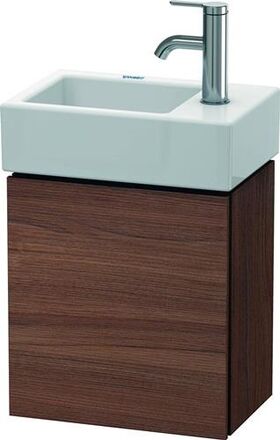 Duravit Waschtischunterbau L-CUBE 400x364x241mm Ans links nussbaum natur