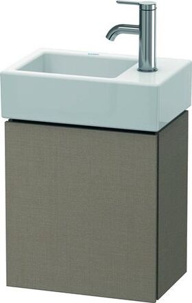 Duravit Waschtischunterbau L-CUBE 400x364x241mm, Anschlag rechts leinen