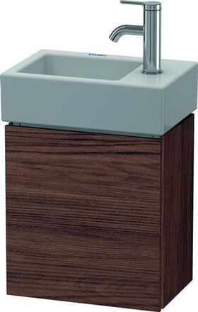 Duravit Waschtischunterbau L-CUBE 400x364x241mm Ans rechts nussbaum dunkel