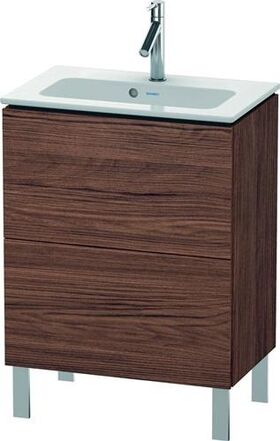 Duravit WTU Compact L-CUBE 704x620x391mm nussbaum dunkel