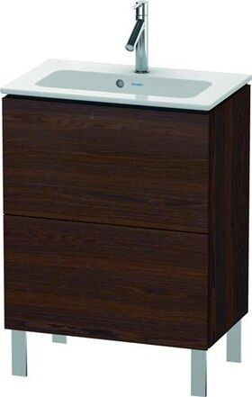 Duravit WTU Compact L-CUBE 704x620x391mm nussbaum gebürstet