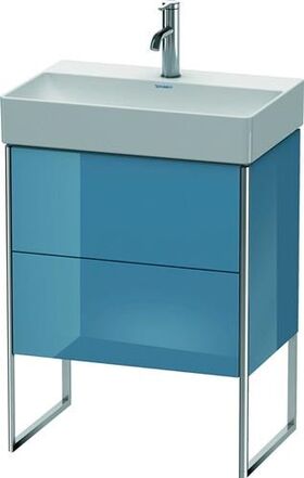 Duravit WT-Unterbau XSQUARE COMPACT 731x584x390mm stone blue hochglanz