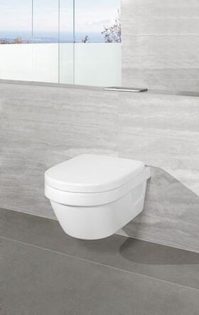 V&B WC-Sitz Compact ARCHITECTURA Scharniere aus Edelstahl we