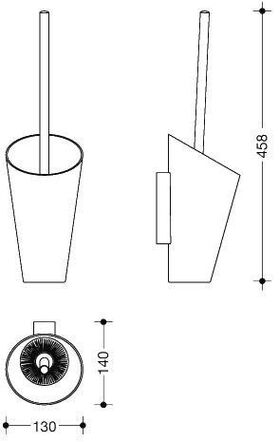 Hewi Bürstengarnitur SERIE 801 tiefschwarz