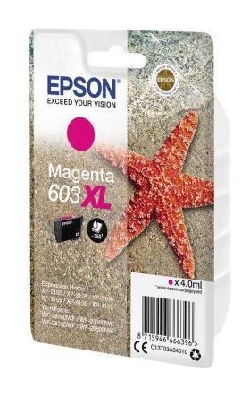 Epson Tintenpatrone C13T03A34010 603XL magenta