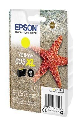 Epson Tintenpatrone C13T03A44010 603XL gelb