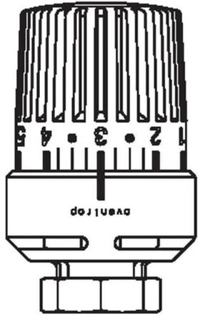 OV Thermostat Uni L 7-28 GradC, mit Flüssig-Fühler weiß