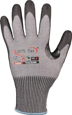 Schnittschutzhandschuhe TUCSON Gr.9 grau/schwarz EN388/EN420 PSA II OPTIFLEX - VPE: 6