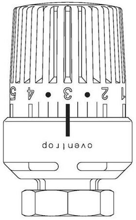 OV Thermostat Uni LI 7-28 GradC, mit Flüssig-Fühler weiß