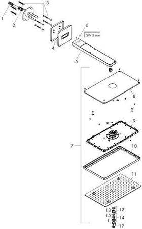 Kopfbr AXOR SHOWERSOLUTIONS 460/300 1jet chrom