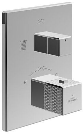 V&B Fertigmontageset METTLACH Th m 2wege-Meng. 150x190x129mm chr