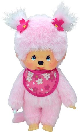 Monchhichi Kirschblüten-Mädchen,ca. 20cm