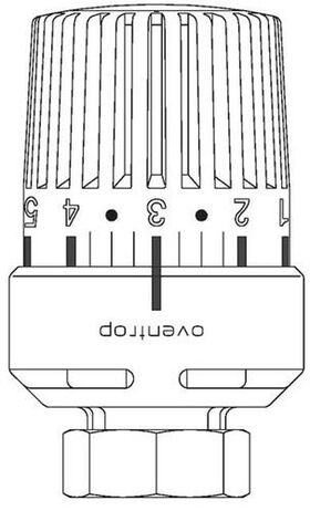 OV Thermostat Uni LA 7-28 GrC m Fl-Fühl. mit Nullstellung