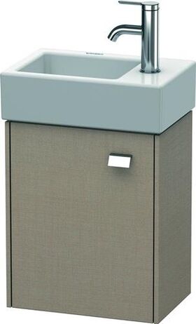 Duravit Waschtischunterbau BRIOSO 442x364x239mm Gri chr Ans links leinen