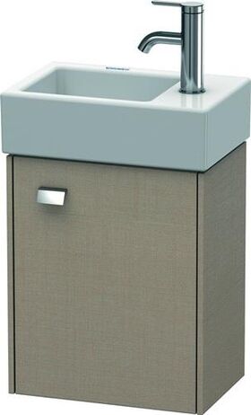 Duravit Waschtischunterbau BRIOSO 442x364x239mm Gri chr Ans rechts leinen