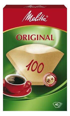 Melitta Filtertüten natur 100 Pack 40 Stück