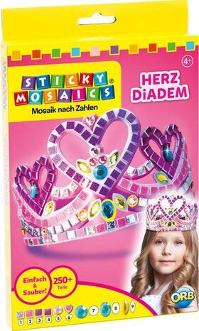 Sticky Mosaics Herz Diadem