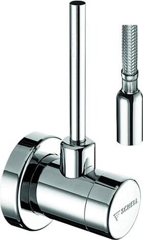 Schell Eckregulierventil CLASSIC 1/2Zoll mit ASAG chrom - VPE: 10