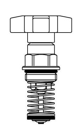 OV KFR-Oberteil Rotguss DN 25