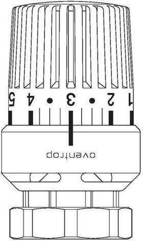 OV Thermostat Uni LDV mit Flüssig-Fühler weiß