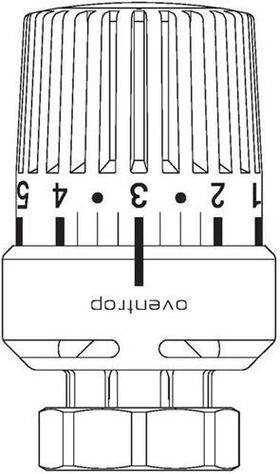 OV Thermostat Uni LDVL mit Flüssig-Fühler weiß