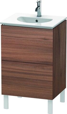 Duravit Waschtischunterbau L-CUBE 419x520x704mm nussbaum natur