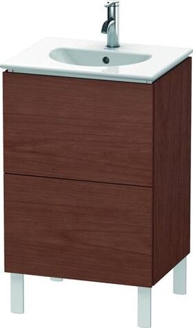 Duravit Waschtischunterbau L-CUBE 419x520x704mm amerikanisch nussbaum