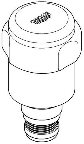 Grohe WAS-Oberteil Desgr. m RV 3/8" DN 10