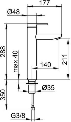 Keuco EH-WT-MI 210 PLAN BLUE o ZAG vc