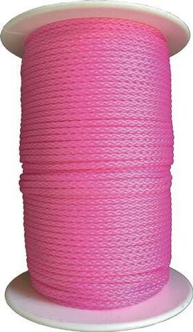 Pflastererschnur L.100m D.3mm 100kg PP pink - VPE: 6