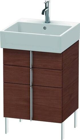 Duravit Waschtischunterbau VERO AIR 581x484x431mm amerik. nussbaum