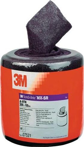 Schleifvliesrolle MX-SR L.6m B.100mm very fine violett 3M