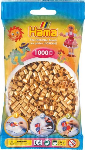 HAMA Perlen gold 1.000 Stück