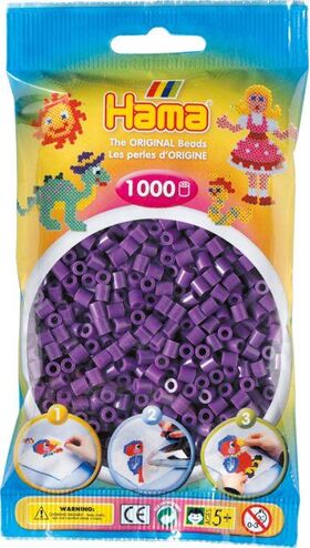 HAMA Perlen Lila 1.000 Stück