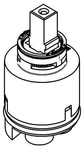 EICHELBERG Keramik-Kartusche 4cm integr Temperatur-/Mengenbegrenzung