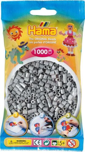 HAMA Perlen Grau 1.000 Stück