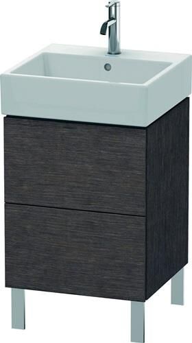 Duravit Waschtischunterbau L-CUBE 582x484x459mm eiche dunkel gebürstet