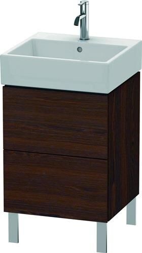 Duravit Waschtischunterbau L-CUBE 582x484x459mm nussbaum gebürstet