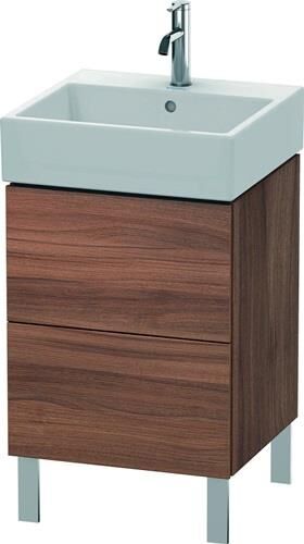 Duravit Waschtischunterbau L-CUBE 582x484x459mm nussbaum natur