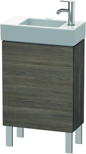 Duravit Waschtischunterbau L-CUBE 582x480x240mm, Anschlag links pine terra