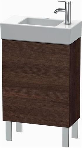 Duravit Waschtischunterbau L-CUBE 582x480x240mm Ans rechts kastanie dunkel