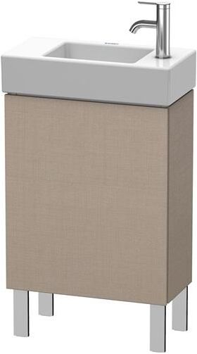 Duravit Waschtischunterbau L-CUBE 582x480x240mm, Anschlag rechts leinen